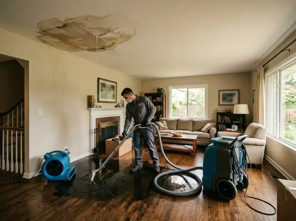 attic-pipe-burst-ceiling-drip-008 — frequently asked questions, Water Damage Restoration & Carpet Care in Vincent, CA